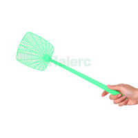 Raquette à mouches en plastique Haierc personnalisable, colorée, pour usage intérieur, outil ménager