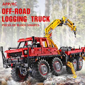 Pour moule roi 13146 série d'ingénierie RC camion forestier à charnière 3068 pièces en plastique voiture briques modèle technique jouet éducatif pour - Product Image 4