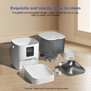 Intelligent Automatic Pet Feeder Eco-Friendly Plastic Cell <b>Phone</b> Remote <b>Control</b> Video Voice Intercom <b>for</b> Cats Dogs Cat Food Dog - Product Image 5