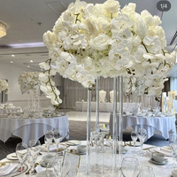 Décorations et fournitures de mariage MoKtong : Centres de table floraux blancs durables et abordables avec installation facile
