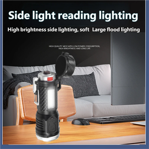 Torcia Ricaricabile a 3 Luci Multifunzione Portatile con Accendino per Emergenze, Lavoro e Attività all'Aperto - Product Image 4