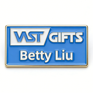 Contatta il tuo reparto vendite -- Betty Liu -- presso lo stesso negozio [VASTGIFTS] per il distintivo smaltato - Product Image 1