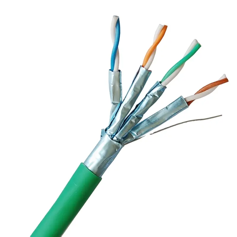 ASTON high quality Lan Cable UTP STP FTP SFTP hot sell CCA/bare copper Cat5e/cat6/cat6a/cat7 cable price per meter