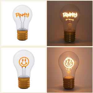 หลอดไฟเอดิสัน E40 แบบขั้วเกลียว ทรงฟิลาเมนต์ แสงวอร์มไวท์ โปร่งใส สไตล์เรโทร สำหรับสวน ปรับความสว่างได้ รับประกัน 2 ปี - Product Image 3