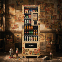 Distributeur automatique de boissons et de snacks intelligent pour usine, campus, lieux publics et marché
