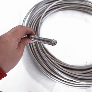 Tuyau <span class=keywords><strong>flexible</strong></span> en PTFE résistant à la corrosion, doublure en PTFE, tube d'huile <span class=keywords><strong>de</strong></span> transfert <span class=keywords><strong>de</strong></span> chaleur, tube en PTFE avec SUS 304 306 - Product Image 3