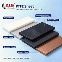 Feuille de PTFE remplie de carbone noir, épaisseur 0,08 mm et 3 mm, largeur 50 mm, résistante à l'usure pour l'étanchéité et les joints industriels