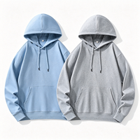 Sudadera con capucha y cremallera para hombre, 100% algodón French Terry, 400g, peso pesado, estampado lavado, transpirable, estilo urbano holgado para invierno