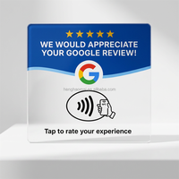 Autocollant NFC Google Review pour avis Google 213 215, Plaque de menu NFC, Affichage de stockage Google, Carte RFID NFC autocollante