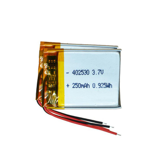 薄型402530 Lipoバッテリー3.7v 250mAhリチウムポリマーバッテリー042530駆動レコーダー用 - Product Image 4