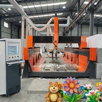 Routeur CNC 5 axes pour mousse EPS, grande course Z, machine de gravure pour polystyrène, pour statues de dessins animés, décoration de centres commerciaux, prototypes