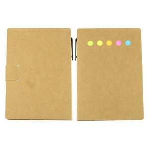 Manufacturer Wholesale Custom Shape Sticky Note <b>Do</b> <b>List</b> Functional <b>Notepads</b> Set Pen Holder Cheap Kraft Paper Cover for Memos - Product Image 4