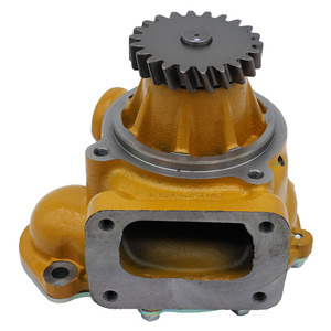 Bomba de agua para Komatsu 6D125 S6D125 PC200-5 PC300-3 PC400-5, repuesto amarillo, número de pieza 6151-62-1104 - Product Image 1