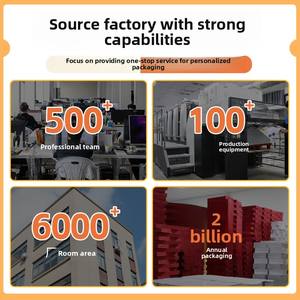 Caja de embalaje personalizada con tapa tipo cielo y tierra, caja portátil, caja con impresión para té y alimentos, caja vacía para cosméticos, personalizada - Product Image 4