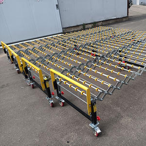 Bandes transporteuses flexibles pour roues de patin Convoyeurs télescopiques pour entrepôt de convoyeurs pliants à roues - Product Image 1