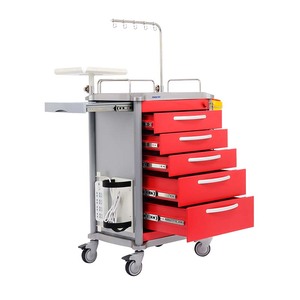 Carrello Medico d'Emergenza Medik MK-C01 ad Alta Capacità con 5 Cassetti in Acciaio Inossidabile - Product Image 5