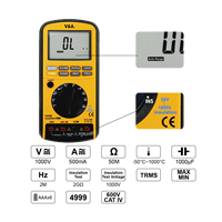 5000 Counts VA588-1 Digital Auto Range Insulation Multimeter Tester 1000V 2G TRMS Duty Cycle Diode Continuity CAT IV 4 1/2