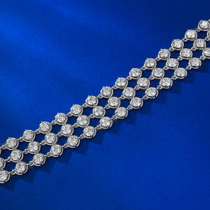 Nouveau <span class=keywords><strong>Bracelet</strong></span> européen et américain Brillant Star River Bubble Full Diamond Advanced Versatile Chain <span class=keywords><strong>Bracelet</strong></span> Bijoux <span class=keywords><strong>de</strong></span> mariage - Product Image 5