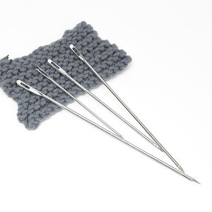 JP卸売 8サイズ エルボーセーター縫製用鋼製針 編み針セット 大きな目針 手縫い用 - Product Image 3