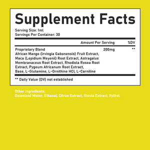 สารสกัดมะม่วงแอฟริกันเกรดพรีเมียม น้ำหยดควบคุมน้ำหนัก ช่วยเพิ่มพลังงานและบำรุงลำไส้ ดื่มง่าย ผสมสมุนไพร - Product Image 2