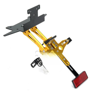 Support de plaque d'immatriculation en alliage d'aluminium pour moto Yamaha Xmax <span class=keywords><strong>300</strong></span> Xmax 250 2017-2024, nouveaux accessoires - Product Image 1