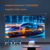 Projecteurs portables home cinéma android 9 projecteur vidéo smart tv avec wifi 190 ANSI 1280*720P résolution physique 4K proyector