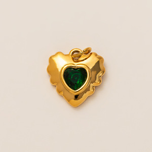 YICAI <span class=keywords><strong>Colgante</strong></span> DIY Chapado en Oro de 18K, <span class=keywords><strong>Colgante</strong></span> de Acero Inoxidable con Forma de Corazón, <span class=keywords><strong>Cruz</strong></span> y Hongo para <span class=keywords><strong>Mujer</strong></span> - Product Image 6