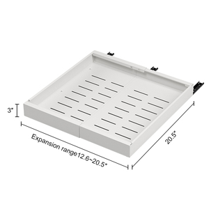 Étagère <span class=keywords><strong>de</strong></span> <span class=keywords><strong>rangement</strong></span> coulissante robuste pour <span class=keywords><strong>cuisine</strong></span>, avec panier <span class=keywords><strong>sous</strong></span> l'évier dans l'armoire, sur rail - Product Image 6