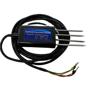 Sensor NPK de salinidade do PH EC da temperatura da umidade do solo 8 em 1 Monitoramento online do solo