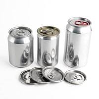 Vente en gros à faible MOQ : Bouteilles standard de 330 ml et 500 ml avec logo imprimé et couvercles en aluminium