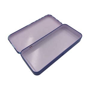 Tin Pencil Case Custom Printed Metal Each Tin Box in a Poly Bag, Proper Quantity Into an Exporter Carton. Tinplate Promotion