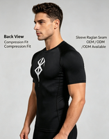 T-shirts de sport respirants pour hommes, coupe régulière, imprimés en 3D, en polyester et soie de lait, manches courtes, séchage rapide, vêtements de sport actifs
