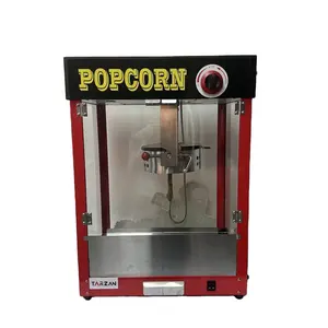 Machine à pop-corn à gaz commercial de 8oz, machine à pop-corn