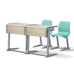 Conjunto de silla y escritorio para estudiantes, mobiliario de universidad y Escuela Secundaria - Product Image 4