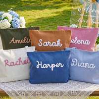 Sac fourre-tout en velours côtelé personnalisé pour femme, idéal pour le quotidien |   Sac à main personnalisé tricoté à la main avec fermeture éclair, idéal pour le travail, les voyages, les week-ends, les mariages