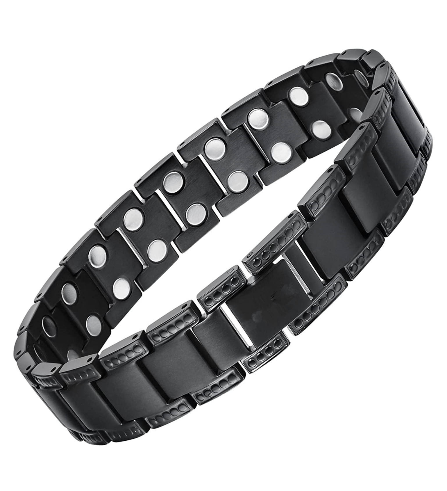 Men's Pure Titanium Steel Bracelet With Magnetic Energy Ornaments and  Jewelry Fashionable Bangle - Main Image