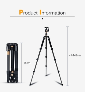 Máy ảnh Tripod QZSD Q 555 Hợp kim nhôm máy ảnh Video Monopod chuyên nghiệp nối dài Tripod + phát hành nhanh chóng tấm đứng q-555 - Product Image 2