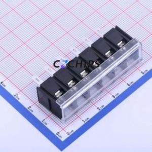 KF38H-8.25-6P Barrier Terminal Block Through hole Component (THT),P=8.25mm Connector With Cover Plate 8.25mm 1x6P Straight Pin - Product Image 1