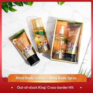 Ensemble de deux parfums pour femmes, vaporisateur pour le corps, avec lotion hydratante pour le corps, <span class=keywords><strong>coffret</strong></span> cadeau - Product Image 3