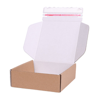 Boîte de papier kraft recyclable de haute qualité carton dur avec logo gaufrage mat stratification avion cadeau boîte de papier cosmétique