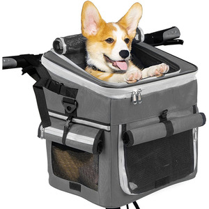 IDS vélo <span class=keywords><strong>de</strong></span> plein air randonnée Camping vélo panier porte-animal <span class=keywords><strong>de</strong></span> compagnie petit chien sac à dos en maille ventilé sac à <span class=keywords><strong>guidon</strong></span> - Product Image 1