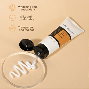 ที่ล้างหน้าผลิตภัณฑ์ทำความสะอาดผิวหน้าแบบบีบเครื่องสำอางมีกรดซาลิไซลิคสีขาวนุ่มติดฉลากตามต้องการ - Product Image 5