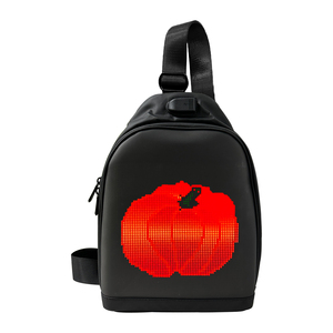 Light Up LED Cross body Bag, Shoulder Bag with App Programmable LED Display Screen, Outdoor Advertising Travel Sling <b>Backpack</b> - Product Image 2