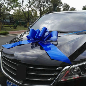 30 pouces Jumbo Navy Pull String ruban nœud <span class=keywords><strong>pour</strong></span> extérieur noël cadeau emballage voiture saint-valentin mariage fête <span class=keywords><strong>porte</strong></span> décoration - Product Image 6