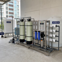Système de purification d'eau par osmose inverse pour puits, 1000 LPH, sur châssis
