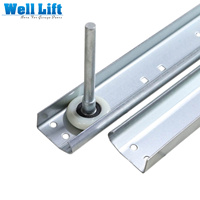 Fabricant de portes de garage OEM Bande d'étanchéité inférieure pour rail de porte de garage Rail incurvé Boîte de quincaillerie métallique pour porte de garage personnalisée