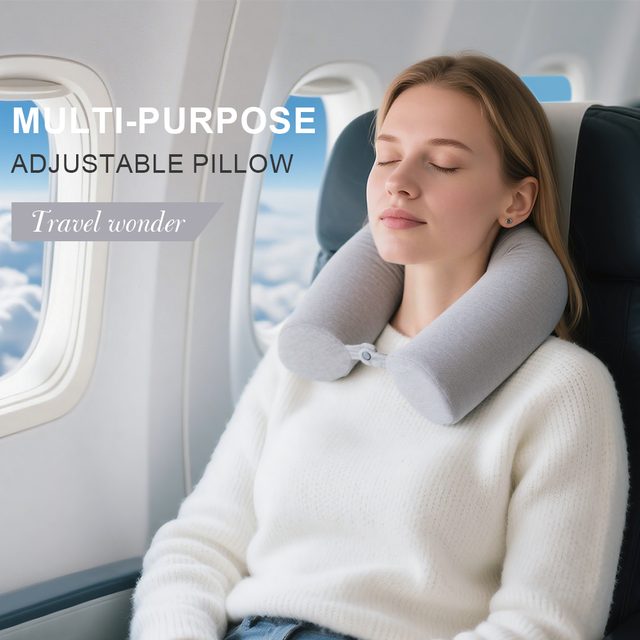 The Cylindrical Multi-functional Memory Pillow That Can Be Deformed and Is Essential for Travel, Suitable for Any Situation