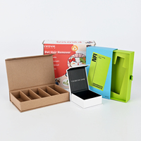 Boîte d'emballage cadeau en papier kraft pour cosmétiques et parfums, avec logo personnalisé imprimé, OEM ODM, 250 g/m², boîte rigide de luxe avec tiroir pliable et séparateur
