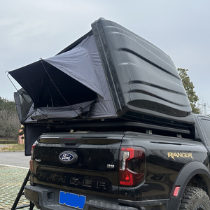 Customized Design ABS Hard Roof Top Tent for Car Stylish Four-Season Use UV-Resistant <b>Waterproof</b> 45 <b>Foam</b> Mattress - Product Image 3