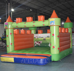 Happy farm cavalier <span class=keywords><strong>gonflable</strong></span> 4.5x3.5 mètre <span class=keywords><strong>Vache</strong></span> sautant château air marche videur - Product Image 3